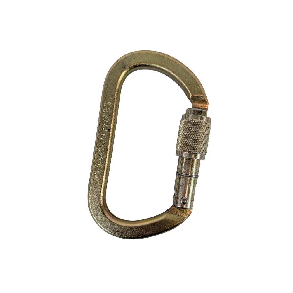 At Height K20SG Screwgate Large Steel Offset Oval Carabiner