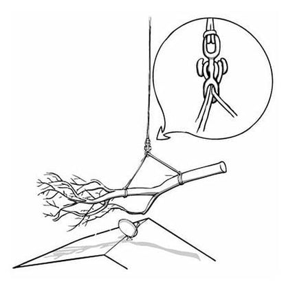 Notch Backbone Knotless Rigging Connector lifting tree branch