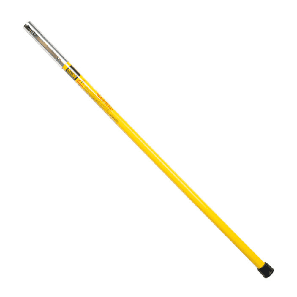 Hollow Fibreglass base pole bright yellow and 4 foot in length