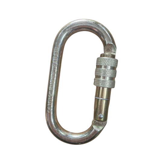 JAMA EZYiD Oval Screwgate Carabiner