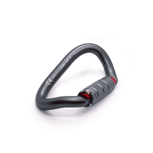At Height CurlyWirly Twisted Aluminium Carabiner