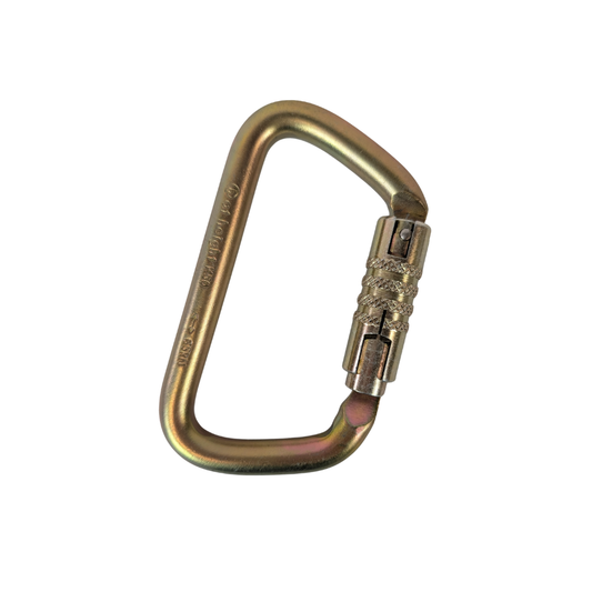 At Height K50TA Triple Action Large Steel D Carabiner