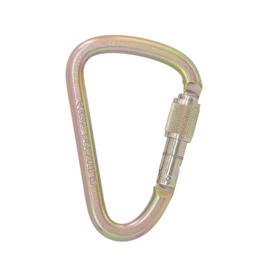 ISC Stainless Klettersteig Screwgate Carabiner