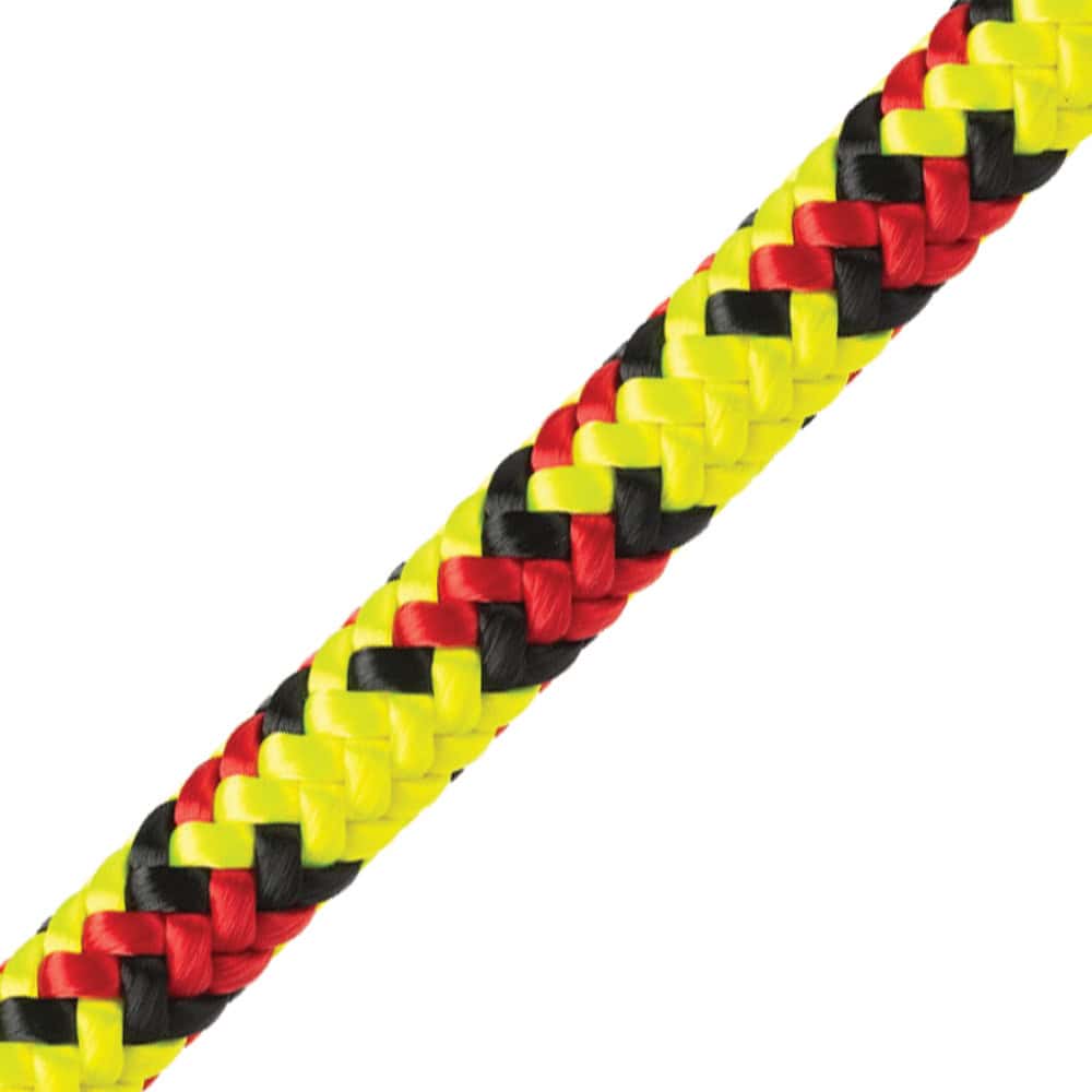 Marlow Neon Yellow Red Typhoon Climbing Rope