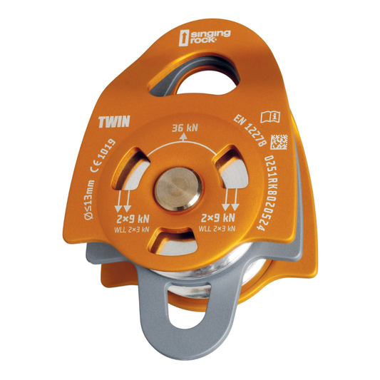 Singing Rock Pulley Twin Gold