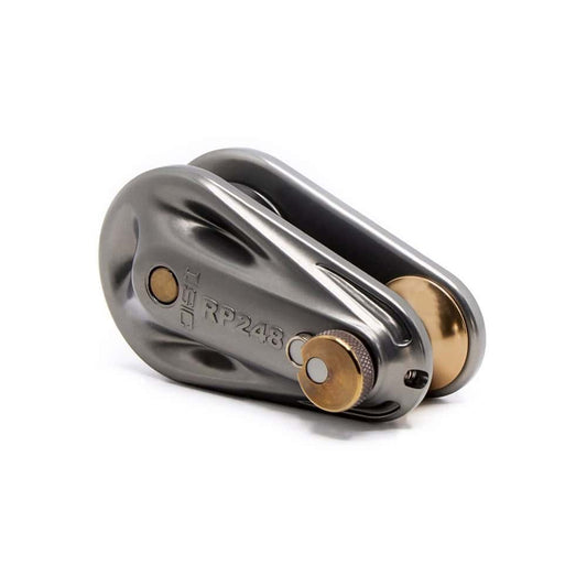 a compact rigging pulley.