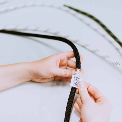 EZYiD RFID sticker attached to rope