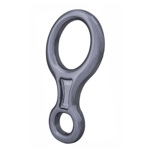 ISC Rescue Figure 8 Descender Anodised Aluminium device grey in colour